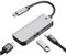 USB C auf HDMI Adapter,HUGIN USB C Hub mit 4K@60Hz HDMI, PD 100W, USB A 3.0, Digital AV Multiport Adapter Kompatibel für MacBook/MacBook Pro/Air Ipad iPhone 15 Samsung HP Pixel Switch und mehr