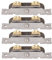 Marhynchus 4 Piezas de Rodillos para Puertas Corredizas de Patio, Montaje de Puerta, Ventana, Pista, Accesorio, Rueda, Rodillo, Vidrio, Cobre, Rodamiento de Bolas, Tornillos, Polea, Puerta