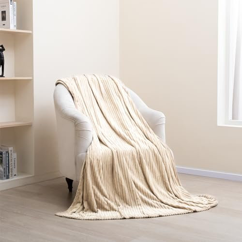 Paco Home Kuscheldecke Flauschig Wohnzimmerdecke Überwurfdecke Kuschelige Couchdecke Bett Weiche Decke Wohndecke Sofa, Farbe:Camel, Größe:150x200cm