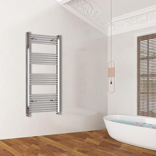1400x400mm(HxW) Chrome Straight Central Heating Towel Rail HeatingTowel Radiator