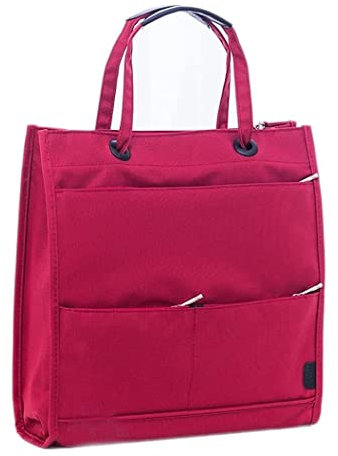 IRYZE Aktenordner File Ordner Business Tragbares Freizeit-Umhängetasche Aktentasche Dokument Tasche Großkapazität Mehrfarbig optional Briefordner Büroordner (Color : C)