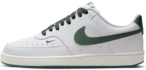 Nike Damen W Court Vision Lo Nn Sneaker, White/Vintage Green-Sail, 38.5 EU