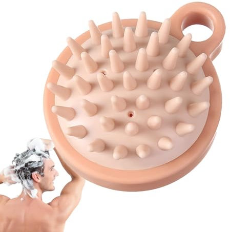 Dusch-Kopfhautbürste, Haarbürste Mit Silikonborsten, Massagebürste Für Nassen Und Trockenen Kopf, Kopfspüler, Duschzubehör Für Ehefrau, Frauen, Vater, Männer, Ehemann, Teenager