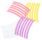 BIUDECO 12pairs Silicone Pads for Lash Perm Lift Ribbon Glue Curler Pads Beauty Tool