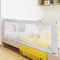 Kleinkind Bettschutzgitter Bettgitter Kinderbettgitter Babybettgitter Gitter Kinderbett Babybett Rausfallschutz Dunkelgrau-2,0 m – dunkelgrau
