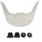 Polycarbonate Visor for Football Helmets, and Resistant with Easy Clip On Mechanism