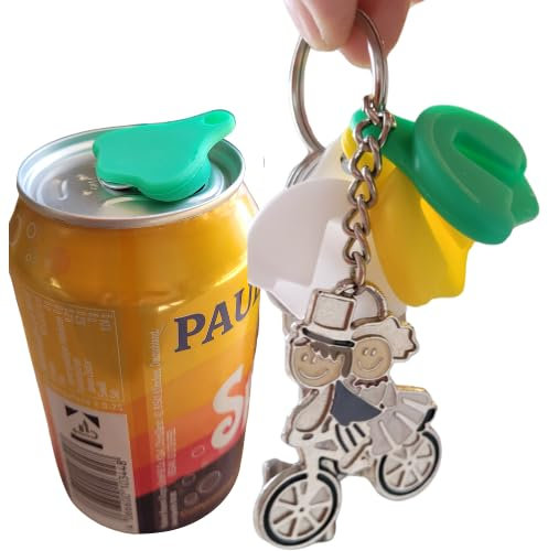 Universeller Dosenöffner & Verschluss – Bunter 5er-Set für Getränkedosen – Ideal zum Öffnen & Verschließen – Schont Fingernägel – Perfekt für Partys, Picknicks & Büro!