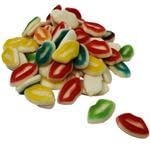 Fruchtgummi Lippen bunt glänzend fruchtig süß weich Halal 300g