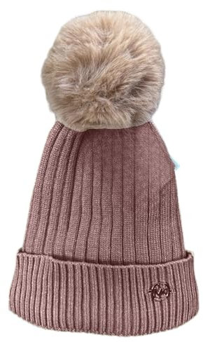 Michael Michael Kors Hellbraune Damenmütze, Hellbraun, Einheitsgröße