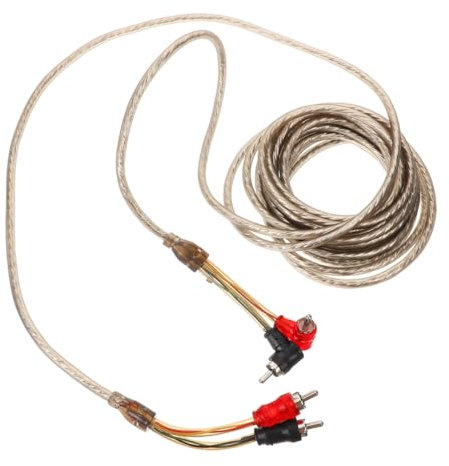 CRILSTYLEO Car Audio Speaker Cables Power Subwoofer Cable Kit Audio Wire for Car Stereo Upgrades