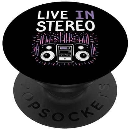 Kopfhörer Junkies Immersive Audio Premium Sound Obsession PopSockets Klebender PopGrip