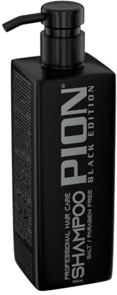 Pion Black Edition Shampoo - Extra Moisturizing Keratin, Salz- und Parabenfrei (500 ml (1er Pack))