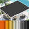 Brise Vue Balcon pour Pergola Jardin 1.2 x 3 m UV Protection avec Oeillets Tissu Polyester Multi Couleur et Taille Toile Imperméable pour Terrasses Balcons et Jardins, Gris Foncé