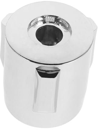 NUOBESTY Winkelventilgriff Einhand-Duscharmatur Wannenhahngriff Duschknöpfe Austausch der Knöpfe am Waschbecken im Badezimmer Austausch des Duschhahngriffs Duschknopf Plastik Silber