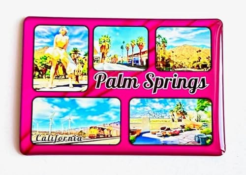 Palm Springs Kühlschrankmagnet- Kalifornien Souvenir, USA Kühlschrankmagnet - Fridge Magnet - Reiseandenken