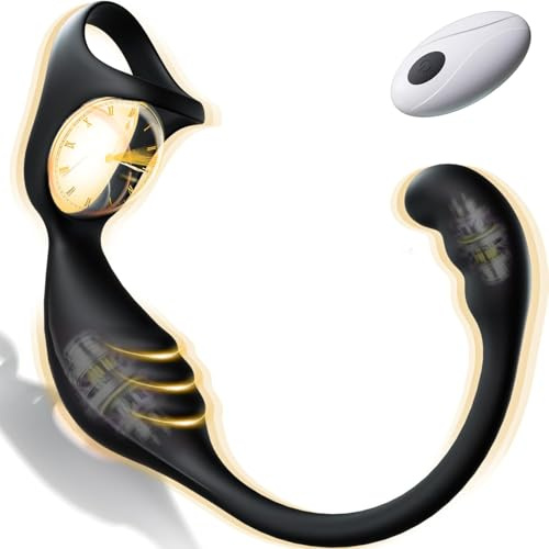Vibrador Anal Dildo Vibradorador Hombre Juguetes Eróticos para Pareja Sexuales, Plug Anal Consoladores.. para hombre con vibración, Estimulador Prostata con Anillo Vibrador, Plug Anales,con vibración