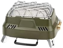 Mini four de chauffage infrarouge, 3500 W, portable, chauffage au gaz de camping, pour les pique-niques en plein air, en hiver, vert