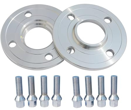 Spurverbreiterung Für Peugeot 208.308.408.301.207.307 2 Stück 15 Mm/20 Mm PCD 4X108 CB 65,1 Mm Spurverbreiterung Mit 8 Stück Verlängerten Radschrauben Spurverbreiterungen(15mm with 12x1.25)