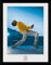 1art1 Queen Poster Freddie Mercury Live at Wembley Stadium Gerahmtes Bild Für Fans Und Sammler | Wand-Bilder | Im Bilderrahmen 40x30 cm