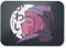 BLAK TEE Kawaii Girl Mouse Pad 18 x 22 cm in 3 Colours Black