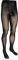 Glänzende Herren-Strumpfhose mit Eingriffstasche, Schwarz (1 Paar), Large Hoch