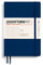 LEUCHTTURM1917 362850 Notizbuch Medium (A5), Softcover, 123 nummerierte Seiten, Marine, Dotted