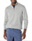 Amazon Essentials Herren Pullover mit Viertelreißverschluss aus 100% Baumwolle, Mittelgrau Meliert, L
