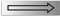 Türschild Richtungspfeil Piktogramm Aluminiumschild Edelstahl-Optik 160 x 40 mm selbstklebend