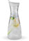 Water Jug with Lid, 600ml Acrylic Water Carafe Decanter Water or Juice Pitchers with Flip Top Lid Narrow Easy Grip for Cocktails, Lemonade, Punch, Sangria, Beers