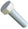 M16x100 Pernos de cabeza hexagonal, pernos hexagonales métricos, tornillos de cabeza para construcción metálica, automotriz, maquinaria, acero galvanizado Class 8.8 DIN933 16mm x 100mm (Pack of 2)