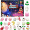 Adventskalender 2024 Kinder, 24 Niedliche Mochi-Tiere, 24 Tage Countdown Mochi Tier Spielzeug Für Kinder, Weihnachtskalender Countdown Kinder, Überraschen Weihnachtsfeier Geschenke Für Jungen Mädchen