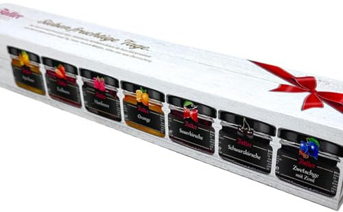 Fruchtaufstriche aus dem Schwarzwald Faller 7-er Geschenk Set 30g Glas