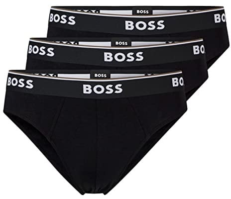 BOSS Herren Brief 3p Co/EL Slips, Black 001, M EU