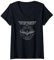 Damen Top Gun Leutnant Pete Mitchell Seal T-Shirt mit V-Ausschnitt