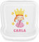 SAQUITOMAGICO Sandwichera/Fiambrera Personalizada con Nombre y/o Texto Opcional.Diferentes diseños a Elegir (HADA)