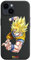 Personalaizer Original Case Compatible with iPhone 14 Black with Dragon Ball Z Goku SS1 Special Design