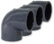 Paradies Pool PVC Fitting Winkel 90°, Ø 50mm mit Klebemuffen, PVC-U Muffe Rohrverbinder Klebefitting 90 Grad zum verkleben, Qualität aus Europa, Menge: 3 Stück