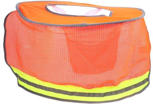 Baluue 5 Stück Helm-Sonnenschutz Hohe Sichtbarkeit Sonnenblende Schutzhelm Hals-Sonnenschutz Schutzhelm-Schatten Bauhelm-Hals-Schatten Konstruktion Schutzhelm-