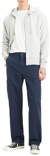 Levi's Herren XX Cargo Straight Hose, Navy Blazer Canvas, 32W / 34L