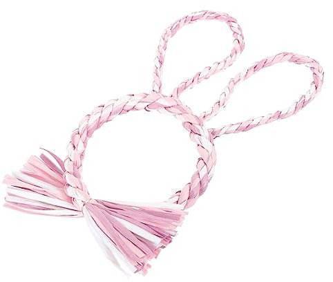 LIFKOME Papierkranz Hasenform Handgefertigter Osterkranz DIY-Kranz Für Ostern Türdeko Mit Ornamenten