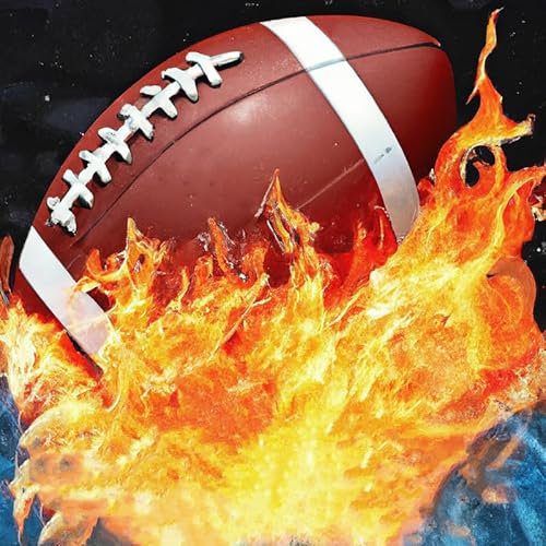 Zariocy 5D Diamond Painting Kits Rugby Fußball, DIY Malen mit Diamantkunst Round Full Drill Crystal Diamond Stickerei Gemälde Kunsthandwerk für Home Office Wall Decor 30x30 cm