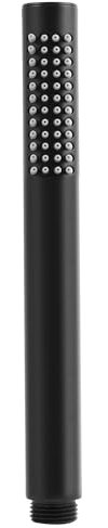 Ohotecy Alcachofa de ducha de mano de ahorro de agua de acero inoxidable 304 con 48 boquillas antical, ajuste fácil de chorro, compatible con calentadores de agua (negro)