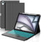 Funda Teclado con Trackpad para iPad Air 11 Pulgadas(M3 2025, M2 2024), Teclado Bluetooth Desmontable con Retroiluminación de 7 Colores y Funda Protectora para iPad Air 10.9 Pulgadas(5ª/4ª Gen), Negro