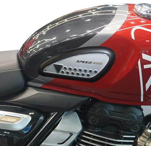 labelbike - 3D Aufkleber Dekorationen und Seitenschutz für Motorradtanks kompatibel mit Triumph Speed 400