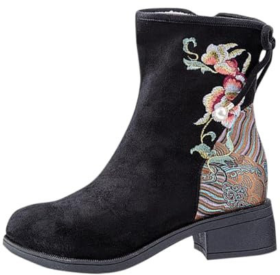 Stivaletti Estivi Donna Traforati Stivaletti Donna con Tacco Neri Stivali Texani Donna Pelle Stivali Texani Donna Alti Stivali Biker Donna Stivali Alti Donna per Polpacci