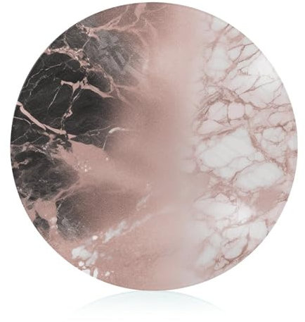 Glass Cutting Board, Marble Color Rose Gold Print Fruit Cutting Board Small Chopping Board Kitchen Cutting Board Portable Cutting Board