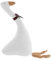 TOYANDONA 1stk Großes Gänsepuppenkissen Gänsepuppen Für Babys Spielzeug Für Babys Gans Spielzeug Beruhigendes Spielzeug Gans-wurfskissen -stofftier Plüschtier Weiß Pp Baumwolle