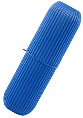 CRILSTYLEO 1 Satz 8 Zahnbürstenhüllen Gummi Zahnpasta Zähne Putzen Zahnbürste Reisezahnbürsten Empfindlichkeit Zahnpasta Zusätzliche Zahnbürste Zahnpflegebürste Kleine Zahnbürste Blue Plastik