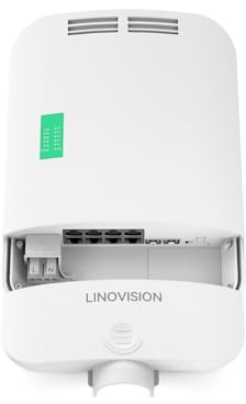 LINOVISION Outdoor 8 Porte Full Gigabit L2 Cloud Managed PoE Switch con 2 Uplink SFP, budget di potenza totale 150W