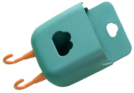 Gonetre Wall Mount Phone Holder Remote Control Organizer Storage Box Multifunctional Sturdy PP Material for Bedroom Bathroom Office Living Room